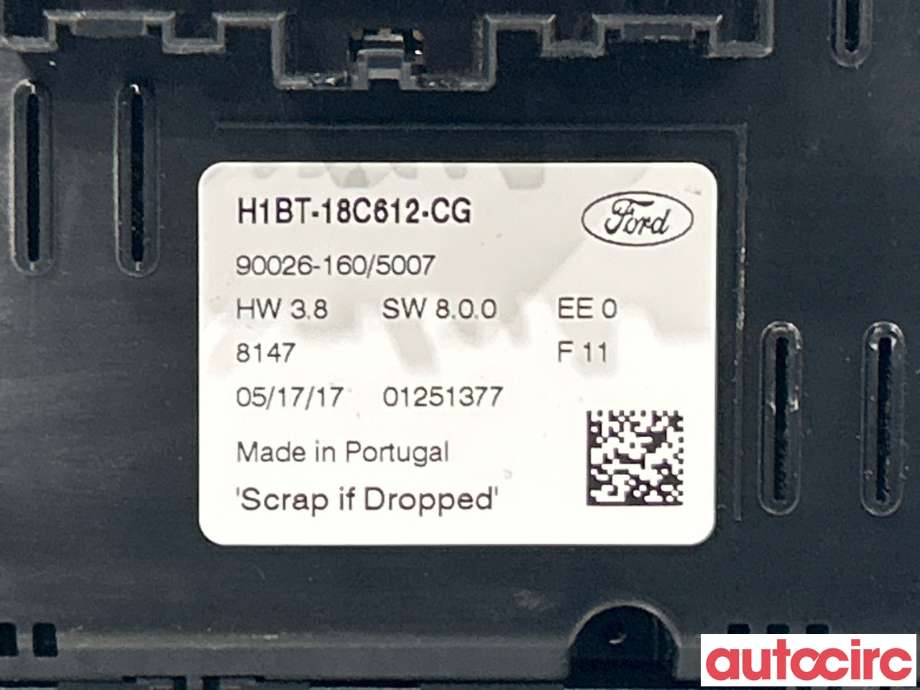 Varmeapparat betjening til Ford Fiesta 2017-->> (Type VII) (FORD|2415147||H1BT-18C612-CG)