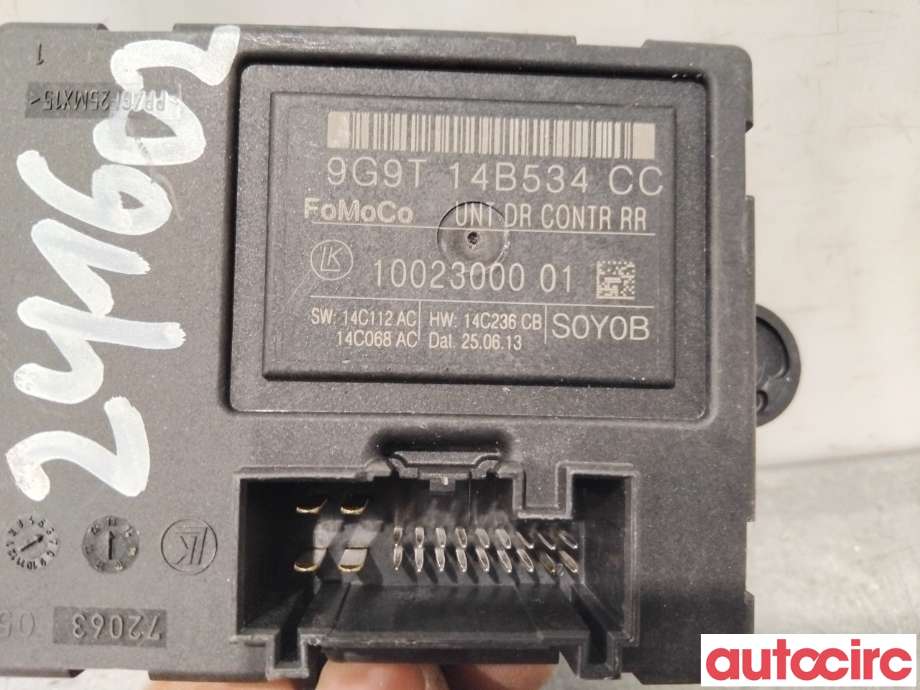Styreenhet dør venstre foran til Ford S-Max 2010-2015 (Type I, Fase 2)  (FORD|1689874|1002300001|9G9T14B534CC)