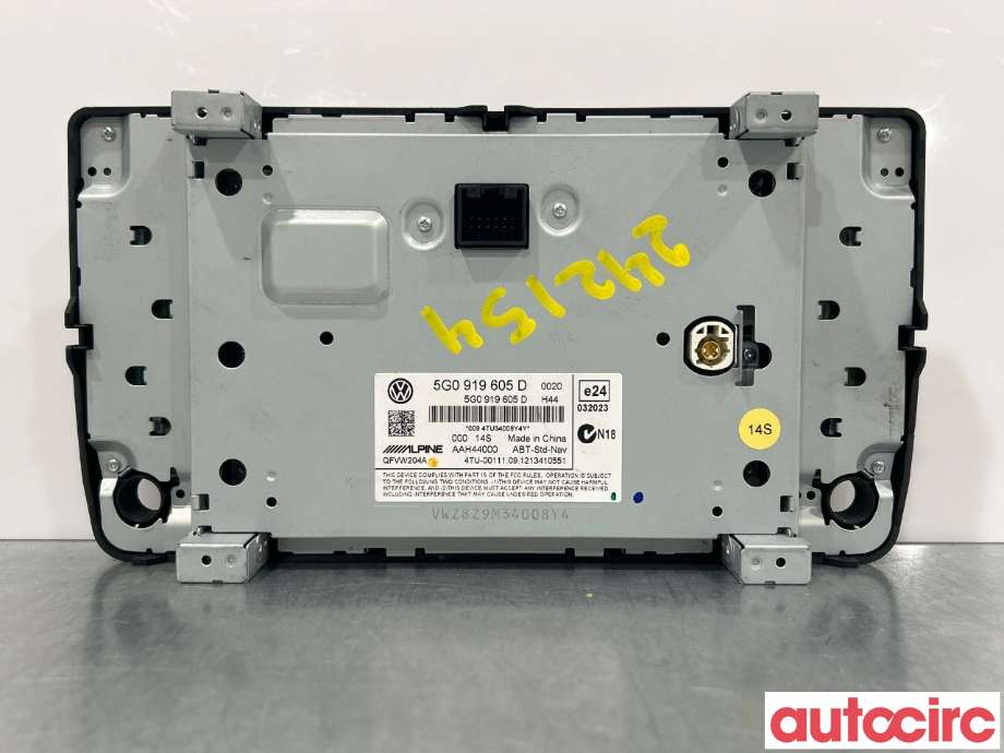 Bilstereo til VW Golf VII 2012-2017 (Fase 1)  (VOLKSWAGEN|5G0919605D)