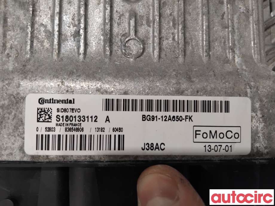 Styreenhet motor til Ford S-Max 2010-2015 (Type I, Fase 2)  (FORD|1785630|S180133112|BG91-12A650-FK)