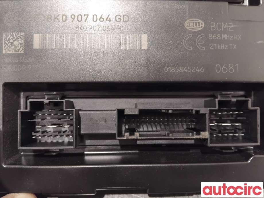 Styreenhet comfort (BCM) til Audi A4 2007-2014 (Type IV) (B8) (B8) (AUDI|8K0907064HJ|5DK009918-67|8K0907064KJ)