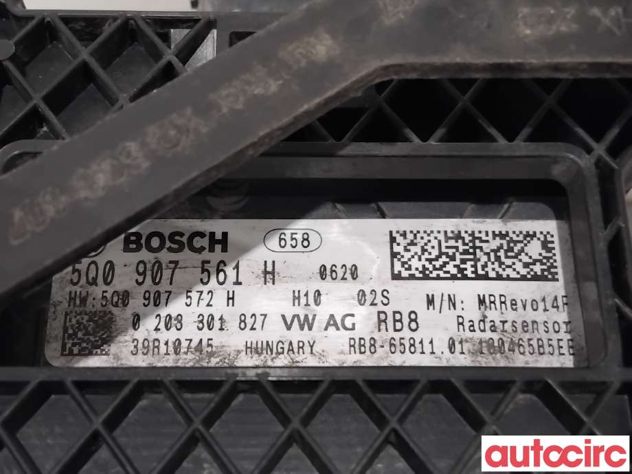 Sensor radar til VW e-Golf 2017-2020 (Fase 2)  (VOLKSWAGEN|5Q0907561H|0203301827)
