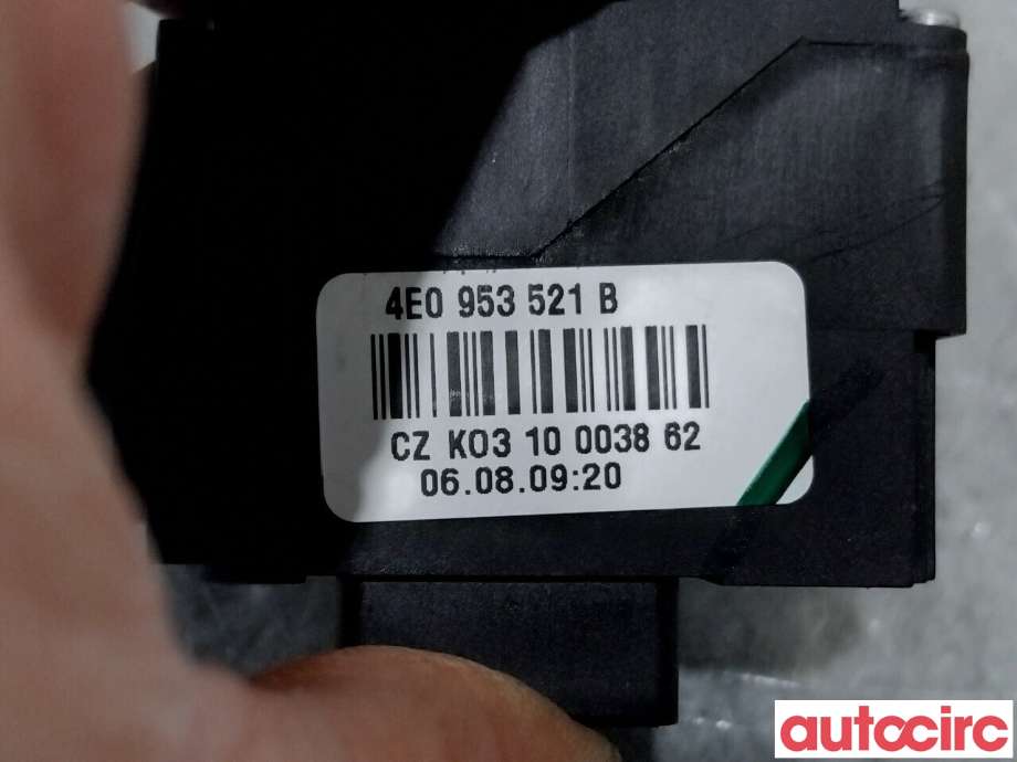 Bryter cruise control til Audi Q7 2006-2010 (Type I, Fase 1)  (AUDI|4E0953521B|)