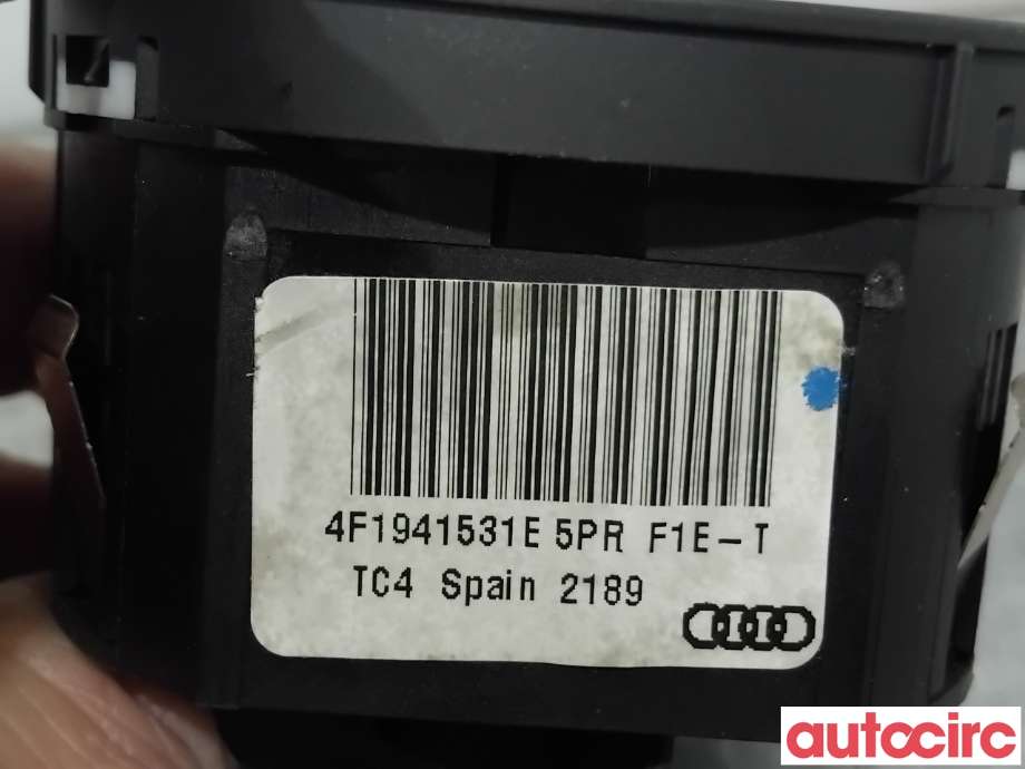 Bryter lys til Audi Q7 2006-2010 (Type I, Fase 1)  (AUDI|4F1941531E|)