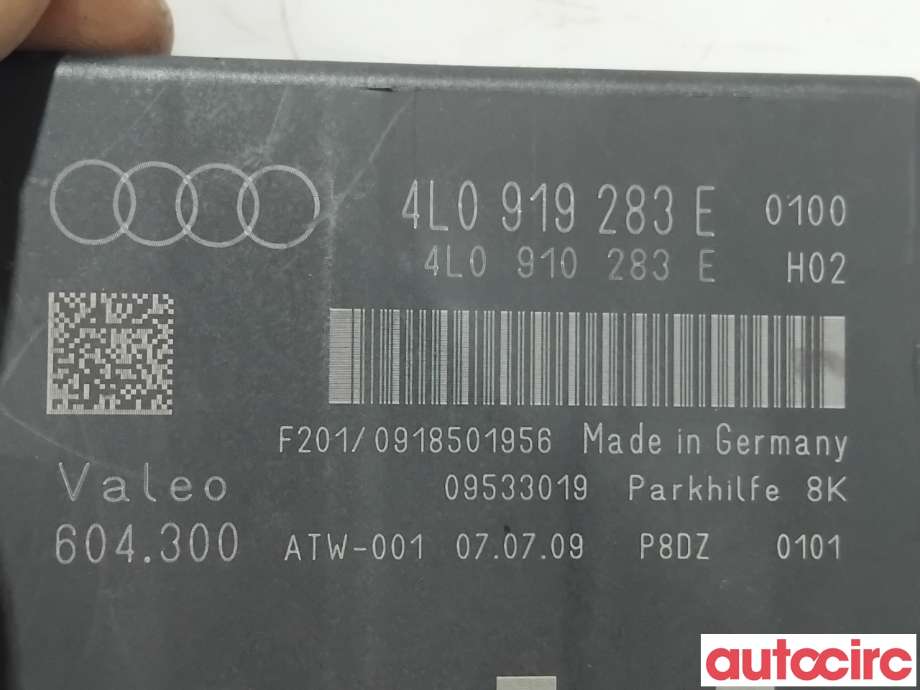 Styreenhet parkering til Audi Q7 2006-2010 (Type I, Fase 1)  (AUDI|4L0910283E|604300|4L0919283E)