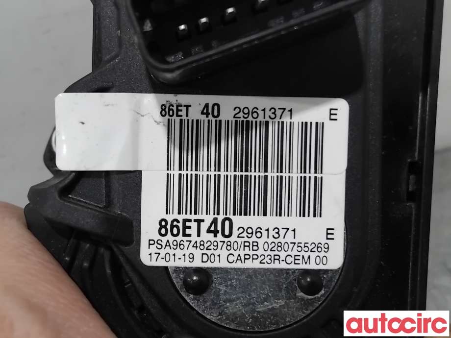 Pedal gass til Citroën Berlingo 2019-->> (Type III)  (CITROEN|9674829780|0280755269|9838028180)