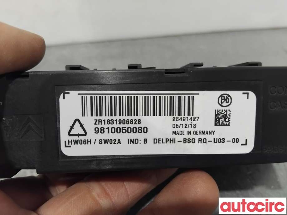 Styreenhet hengerfeste til Citroën Berlingo 2019-->> (Type III)  (CITROEN|9810050080|28491427|9837167080)