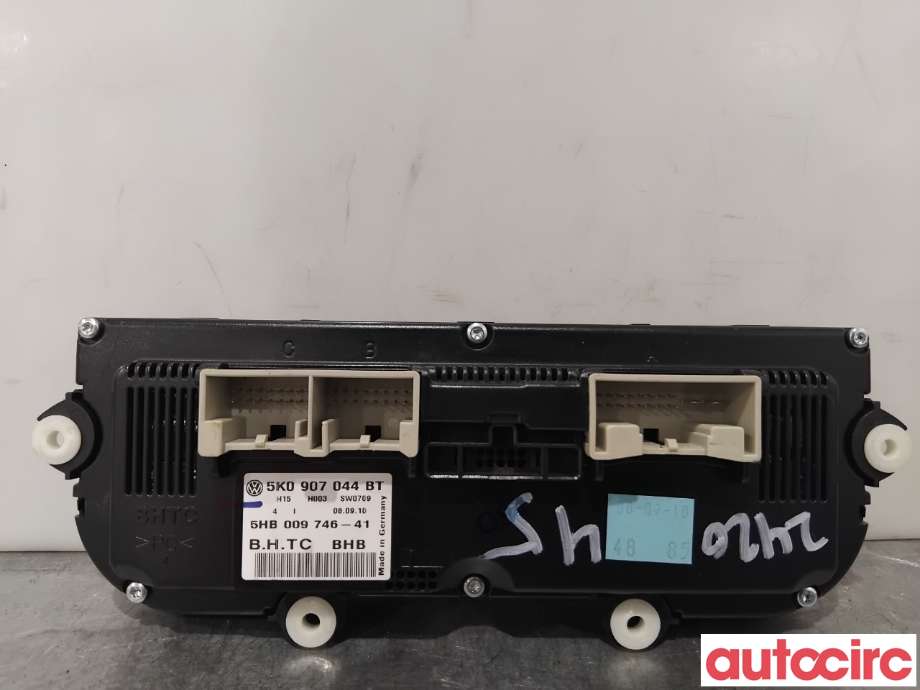 Varmeapparat betjening til VW Golf VI 2008-2012  (VOLKSWAGEN|5K0907044BT|5HB009746-41|5K0907044HB)