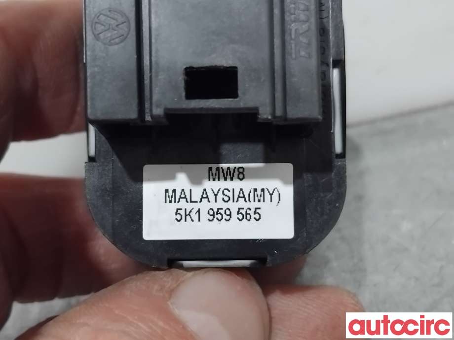 Bryter speil til VW Golf VI 2008-2012  (VOLKSWAGEN|5K1959565|)