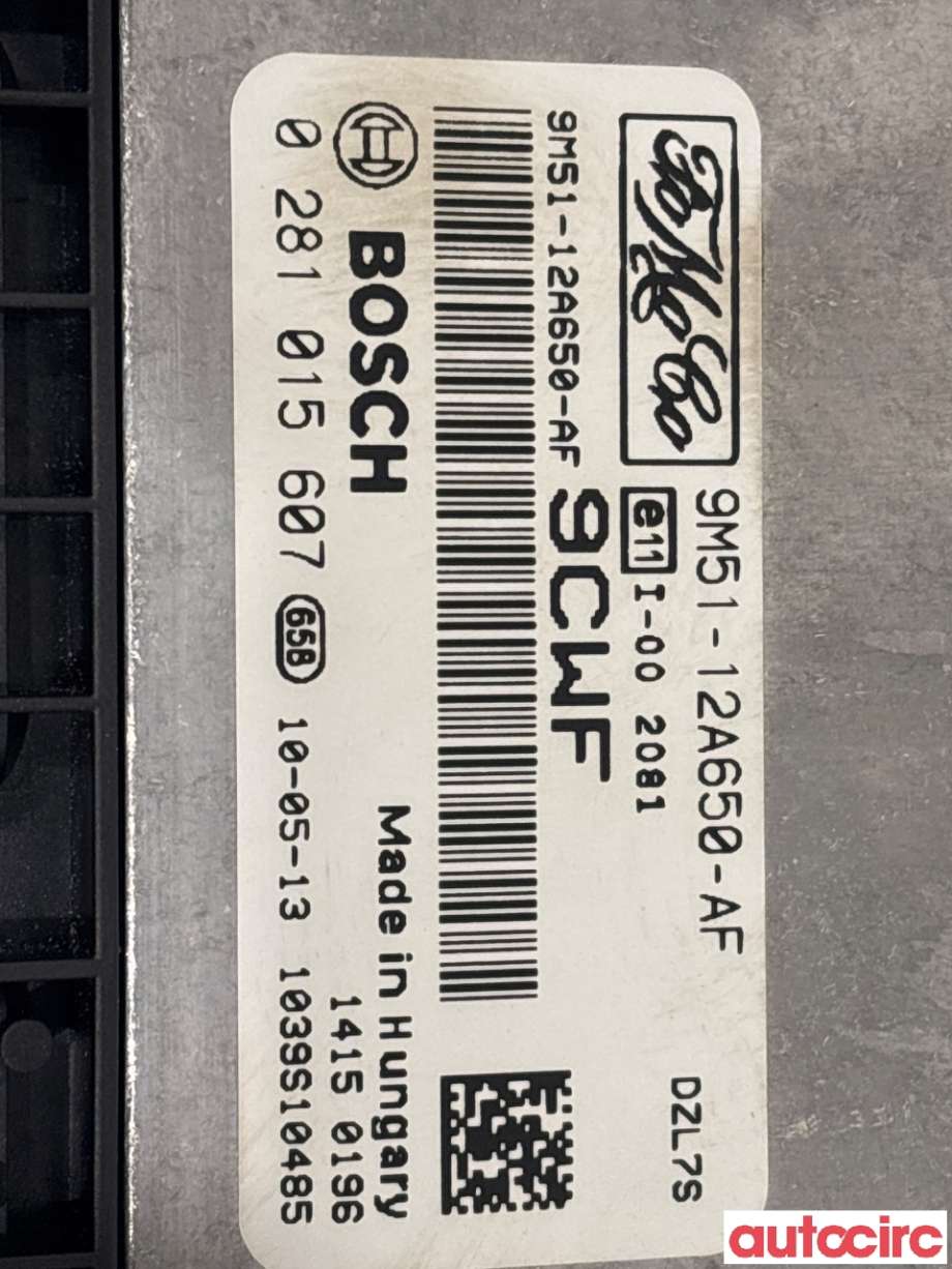 Styreenhet motor til Ford Focus 2008-2010 (Type II, Fase 2)  (FORD|1695497|9M51-12A650-AF)