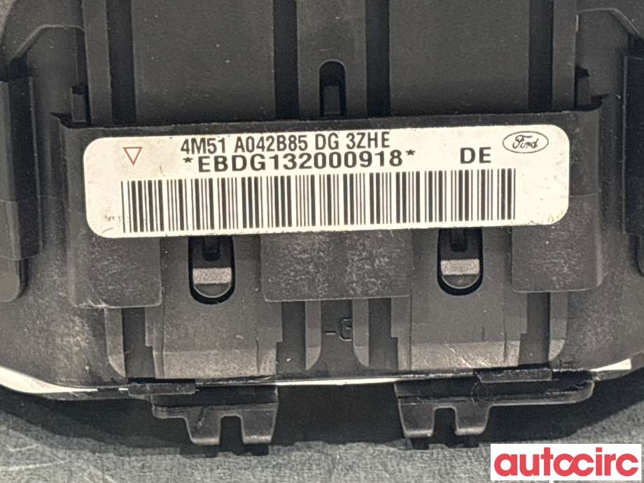 Airbag rattpute til Ford Focus 2008-2010 (Type II, Fase 2) (FORD|1670594|4M51-A042B85-DG-3ZHE)