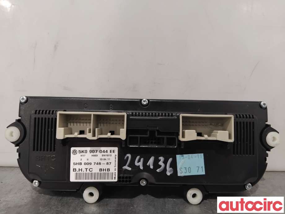 Varmeapparat betjening til VW Passat 2011-2015 (B7) (B7) (VOLKSWAGEN|5K0907044FC|5HB009746-87|5K0907044EE)