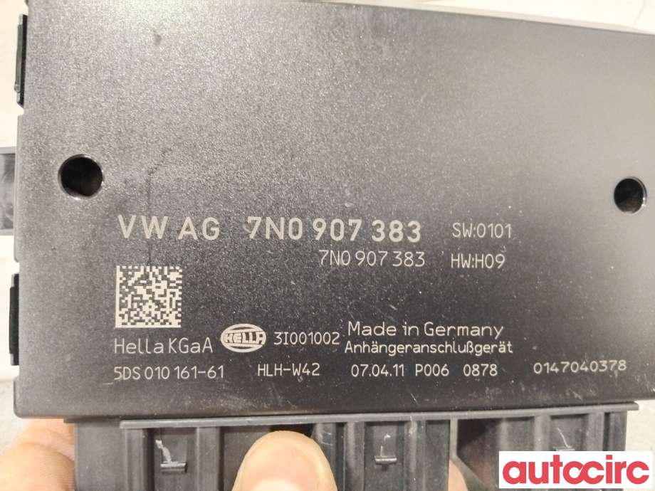Styreenhet hengerfeste til VW Passat 2011-2015 (B7) (B7) (VOLKSWAGEN|7N0907383A|5DS010161-61|7N0907383)