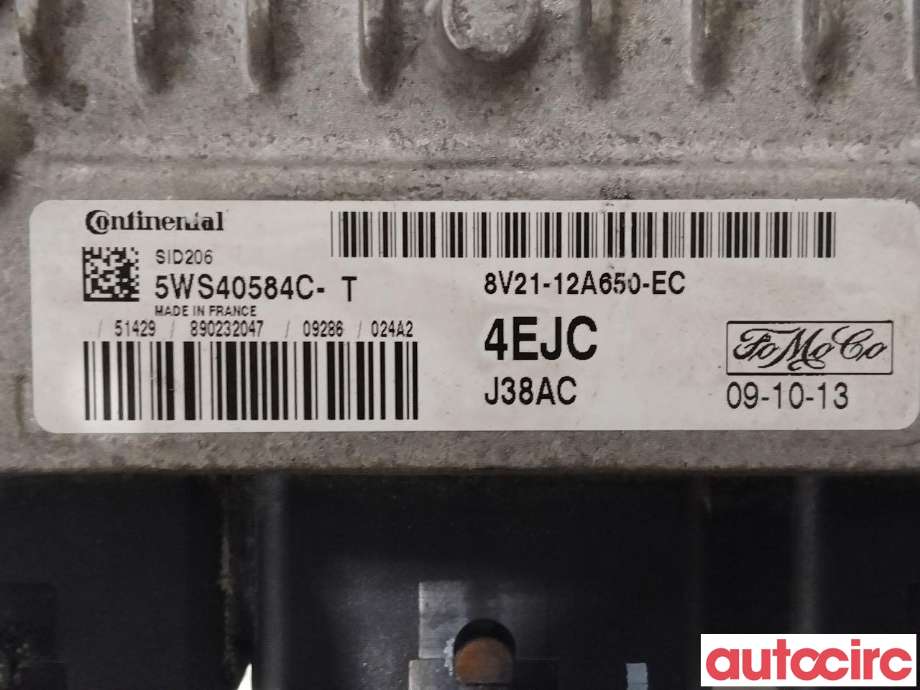 Styreenhet motor til Ford Fiesta 2008-2012 (Type VI, Fase 1)  (FORD|1540358|8V21-12A650-EC)