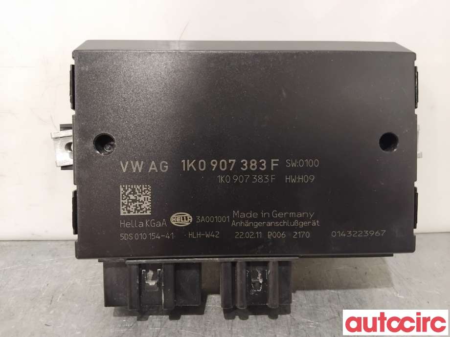 Styreenhet hengerfeste til VW Tiguan 2011-2016 (Type I, Fase 2) (VOLKSWAGEN|1K0907383F|5DS010154-41)