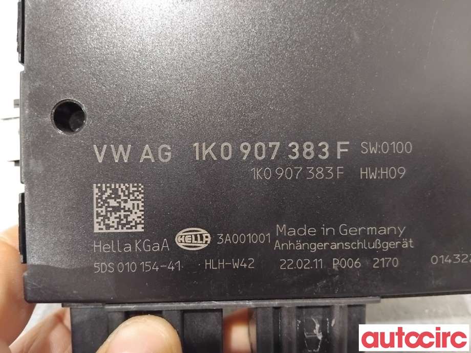 Styreenhet hengerfeste til VW Tiguan 2011-2016 (Type I, Fase 2) (VOLKSWAGEN|1K0907383F|5DS010154-41)