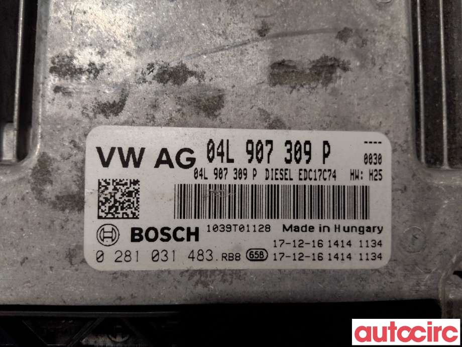 Styreenhet motor til Škoda Kodiaq 2017-->>  (SKODA|04L906026EJ|0281031483|04L907309P)