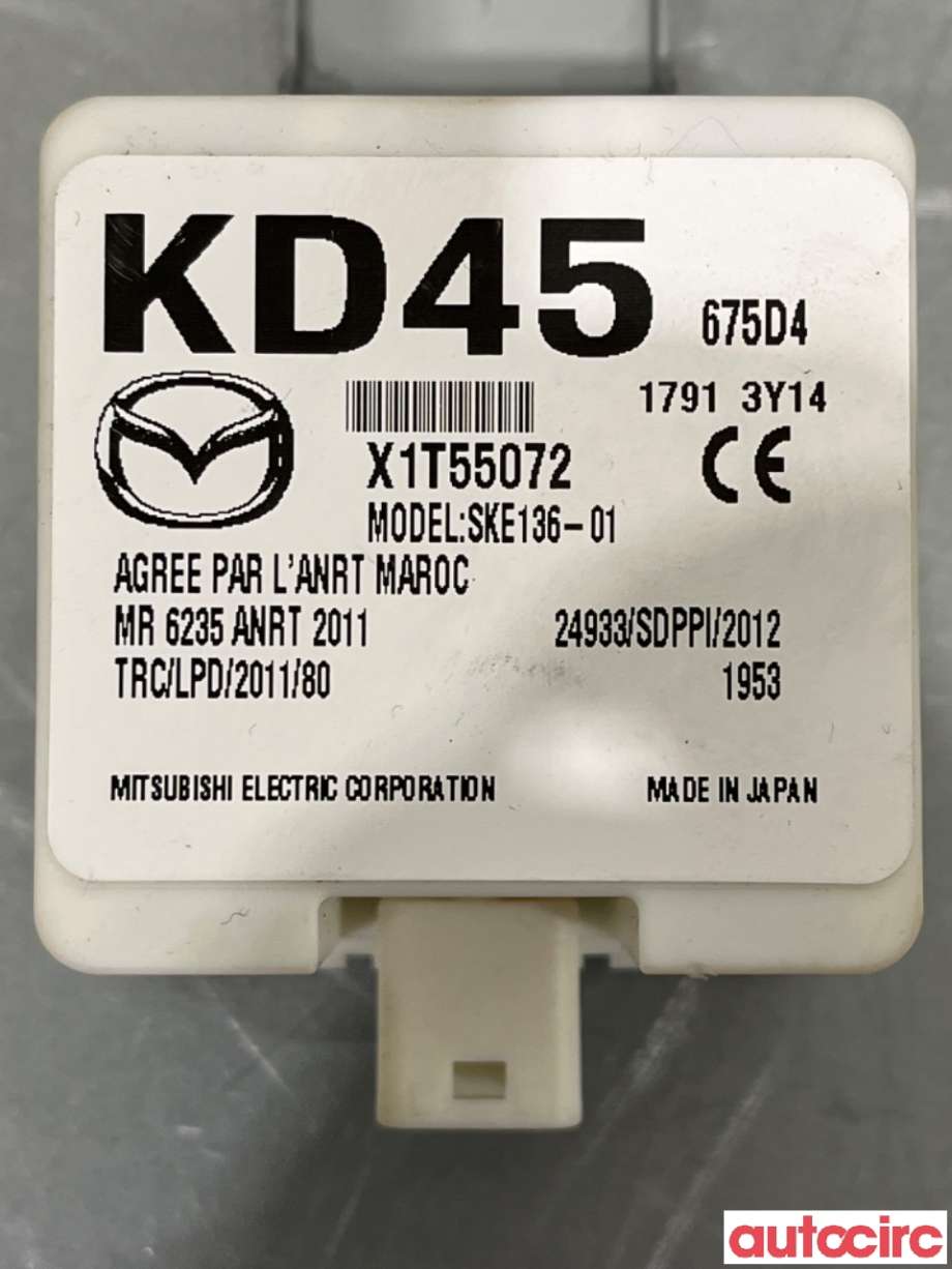 Styreenhet nøkkelfri/keyless til Mazda CX-5 2012-2017 (Type I)  (MAZDA|KD45-67-5D4|)
