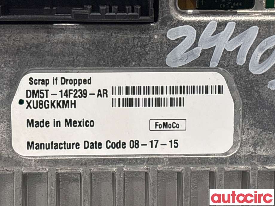 Multimedia display (MCU - Media Controller Unit) til Ford Focus 2014-2018 (Type III, Fase 2) (FORD|2022466|BM5T-18B955-FE)