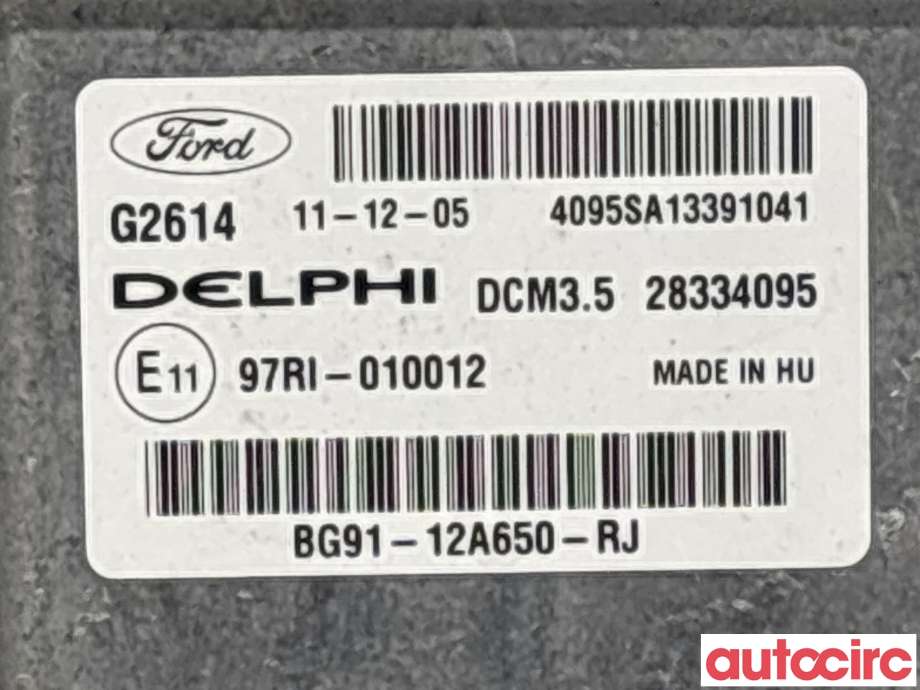 Styreenhet motor til Ford Mondeo 2011-2014 (Type IV, Fase 2)  (FORD|1802711|28334095|BG91-12A650-RJ)