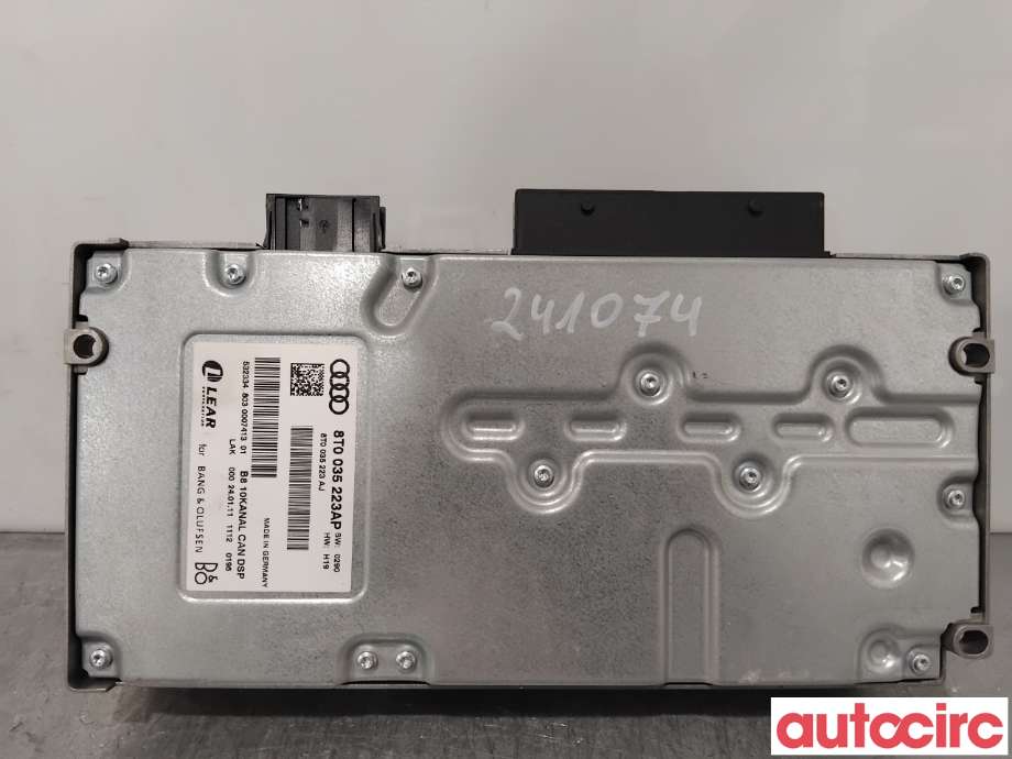 Bilstereo forsterker til Audi Q5 2008-2012 (Type I, Fase 1)  (AUDI|8T0035223AR||8T0035223AP)