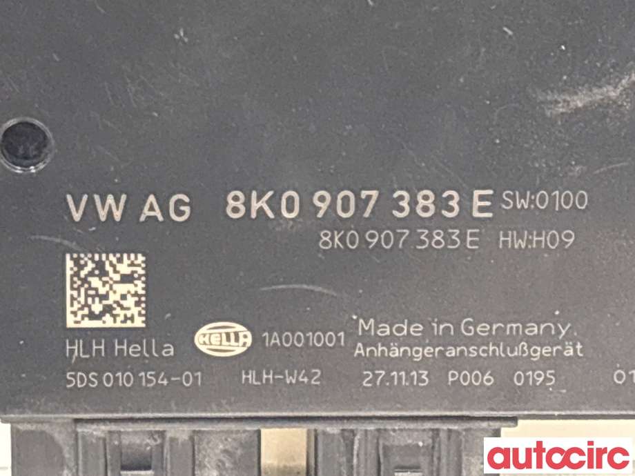 Styreenhet hengerfeste til Audi A4, Allroad 2009-2016 (Type I) (B8) (B8) (AUDI|8K0907383E)