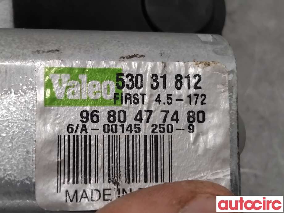 Viskermotor bakrute til Peugeot 3008 2009-2016 (Type I)  (PEUGEOT|6405JQ|53031812|9680477480)
