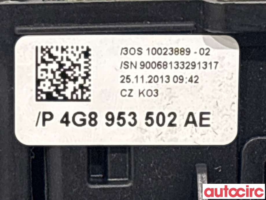 Bryter combi til Audi A4, Allroad 2009-2016 (Type I) (B8) (B8) (AUDI|4G8953502AE)