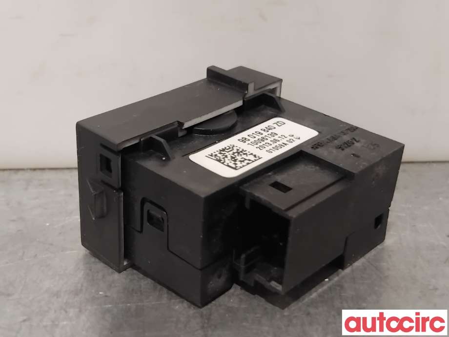 Bryter setevarme til Peugeot 508 2011-2014 (Type I, Fase 1)  (PEUGEOT|98019840ZD|)