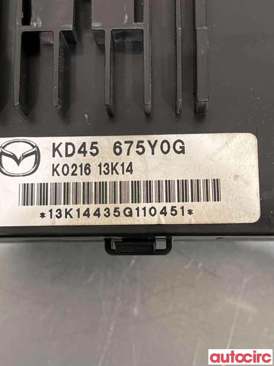 Styreenhet comfort (BCM) til Mazda CX-5 2012-2017 (Type I)  (MAZDA|KD45675Y0G|)
