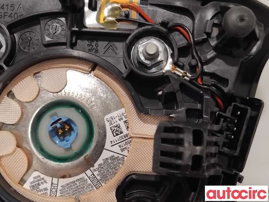 Airbag rattpute til Peugeot 508 2011-2014 (Type I, Fase 1)  (PEUGEOT|4112QG|34077474E|96863325ZE)