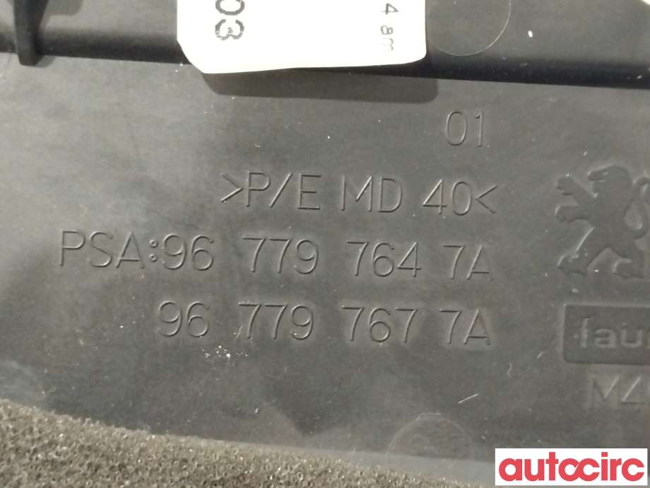 Dashbord friskluftdyse til Citroën C4, Picasso 2013-2018 (Type II)  (CITROEN|96779764ZD|967797647A)