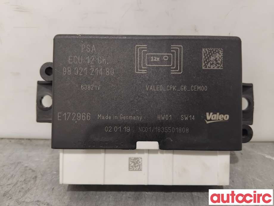 Styreenhet parkering til Citroën Berlingo, 2019-->> (Type III)  (CITROEN|1634174180)