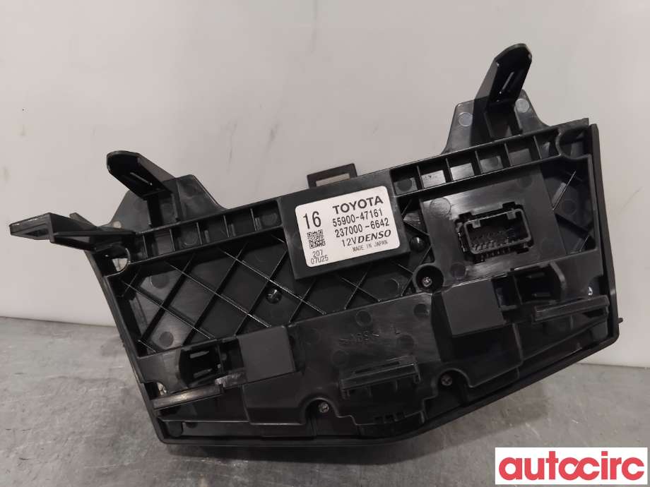 Varmeapparat betjening til Toyota Prius +7 2012-2020 (Type III) (stasjonsvogn) (stasjonsvogn) (TOYOTA|5590047161|237000-6642|55900-47161)