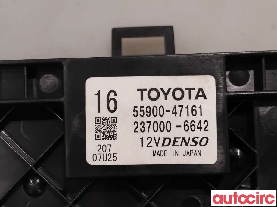 Varmeapparat betjening til Toyota Prius +7 2012-2020 (Type III) (stasjonsvogn) (stasjonsvogn) (TOYOTA|5590047161|237000-6642|55900-47161)