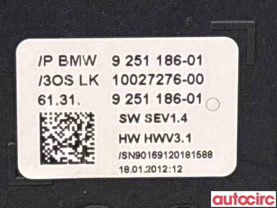 Girstang/girvelger automat til BMW 5-Serie 2010-2017 (F10/F11) (F10/F11) (BMW|61317950390|)