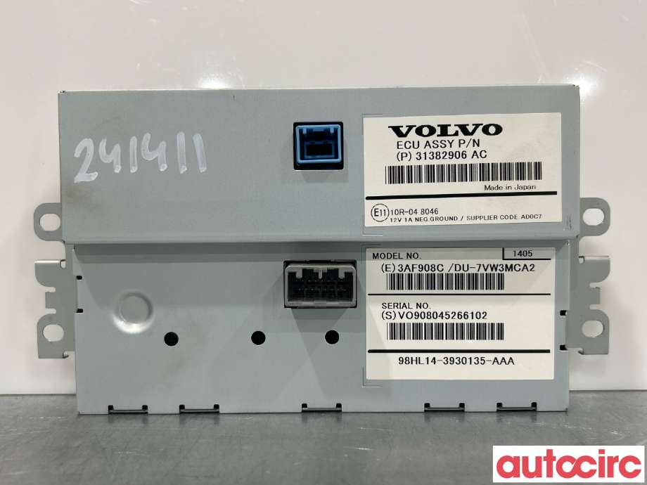 Multimedia display (MCU - Media Controller Unit) til Volvo V40 2012-2019 (VOLVO|36011464|31382906)