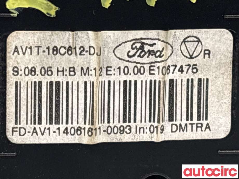 Varmeapparat betjening til Ford B-Max 2012-2017  (FORD|1901285|AV1T18C612)