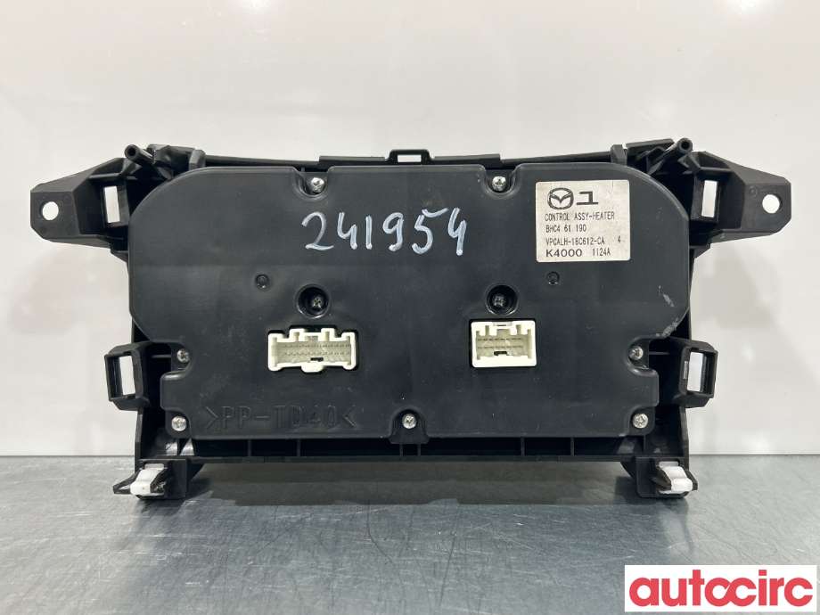 Varmeapparat betjening til Mazda 3 2009-2013 (Type II)  (MAZDA|BHC461190A|BHC461190)