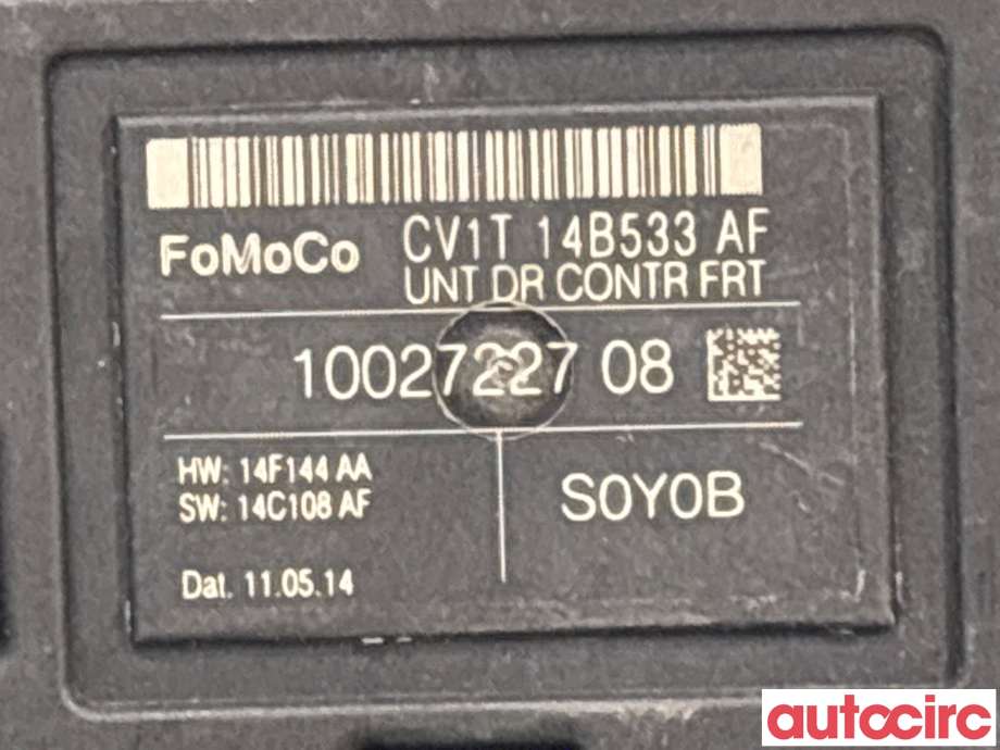 Styreenhet dør venstre foran til Ford B-Max 2012-2017  (FORD|2036974|CVT114B533AF)