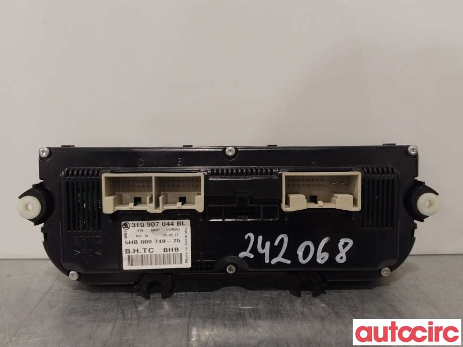 Varmeapparat betjening til Škoda Octavia 2009-2013 (Type II, Fase 2)  (SKODA|3T0907044BL)