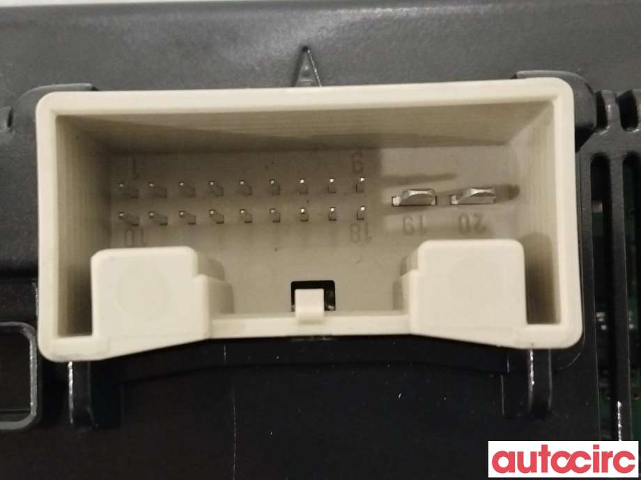 Varmeapparat betjening til Škoda Octavia 2009-2013 (Type II, Fase 2)  (SKODA|3T0907044BL)