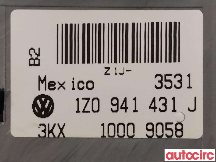 Bryter lys til Škoda Octavia 2009-2013 (Type II, Fase 2) (SKODA|1Z0941431J)