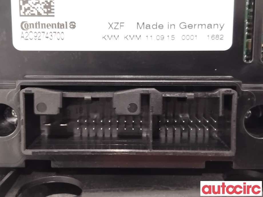 Varmeapparat betjening til Audi A4 2007-2014 (Type IV) (B8) (B8) (AUDI|8K1820043AT|A2C92743700)