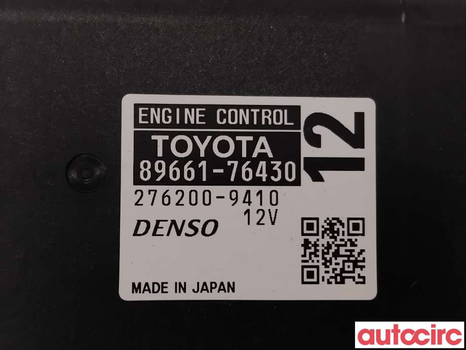 Styreenhet motor til Lexus CT 2010-2020  (LEXUS|8966076260|276200-9410|89661-76430)