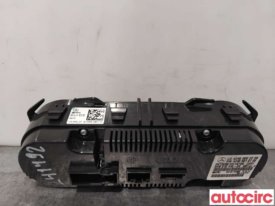 Varmeapparat betjening til Mercedes B-Klasse 2011-2018 (W246) (W246) (MERCEDES|A2469003616|5HB010445-04|A2469002208)