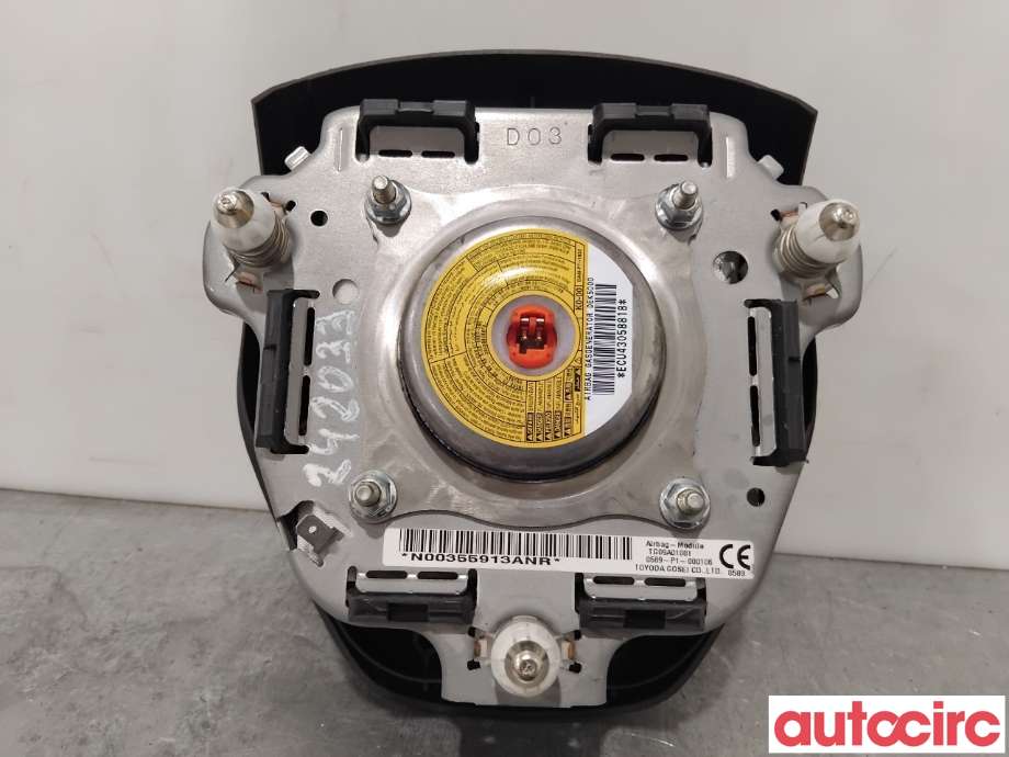 Airbag rattpute til Toyota RAV4 2013-2015 (Type IV, Fase 1)  (TOYOTA|4513042201C0|TG09A01001|)