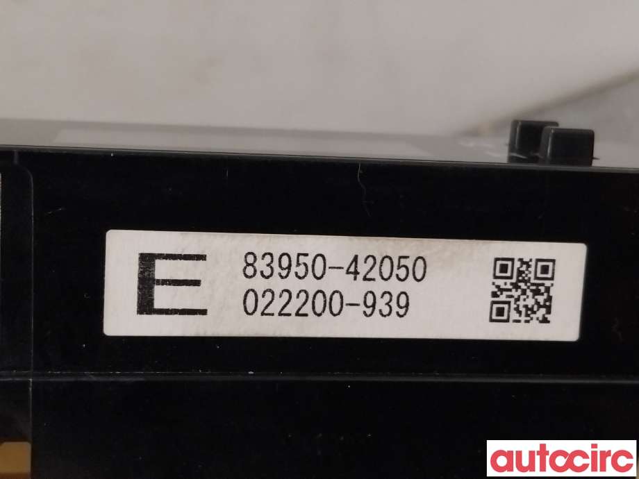 Bryter diverse til Toyota RAV4 2013-2015 (Type IV, Fase 1)  (TOYOTA|8395042050|022200-939|83950-42050)