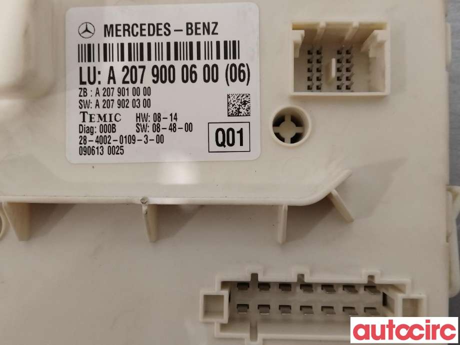 Styreenhet diverse til Mercedes E-Klasse, Coupe/Cab 2009-2013 (Fase 1) (C207) (C207) (MERCEDES|A2079003700|A2079000600)