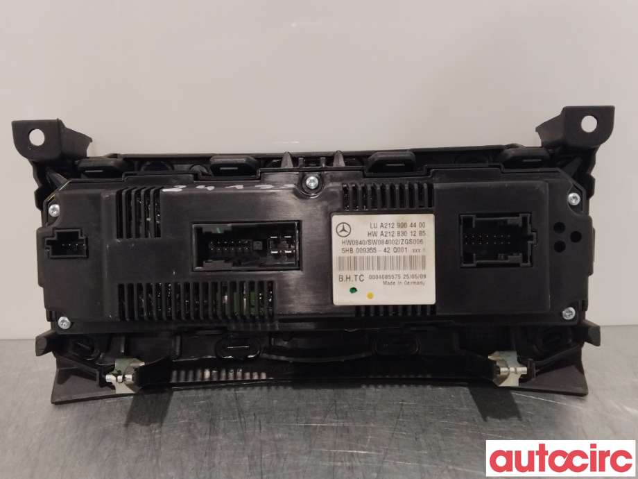 Varmeapparat betjening til Mercedes E-Klasse, Coupe/Cab 2009-2013 (Fase 1) (C207) (C207) (MERCEDES|A2129006627|A2129004400)